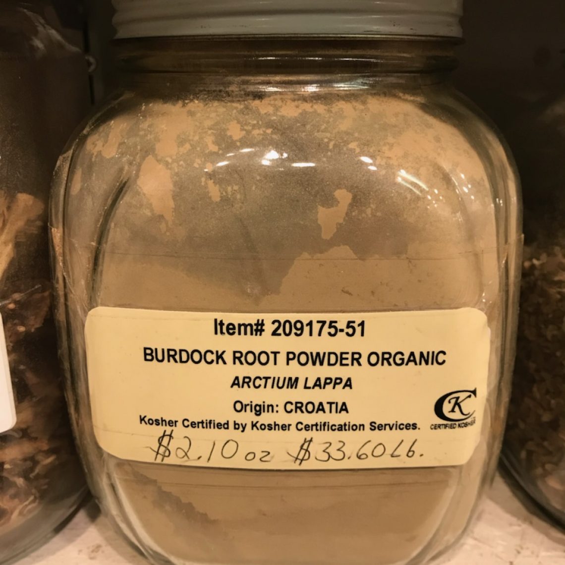 Burdock Root Powder