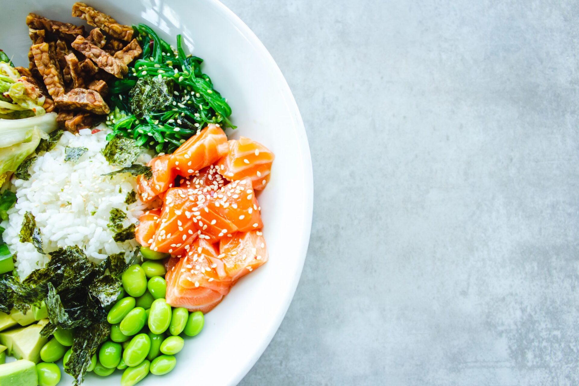a healthy bowl of food for the summer time