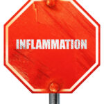 inflammation, 3D rendering, a red stop sign